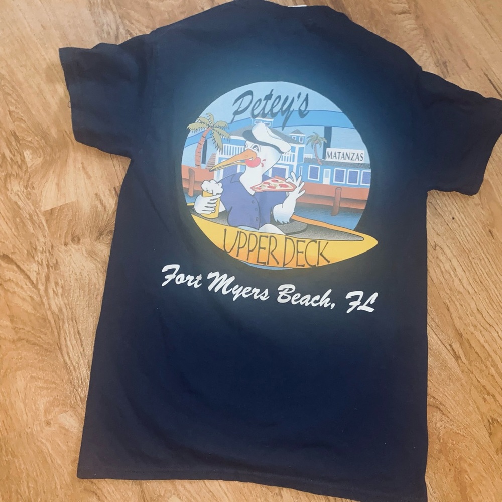 Graphic T shirt Matanzas Petey’s Upper Deck